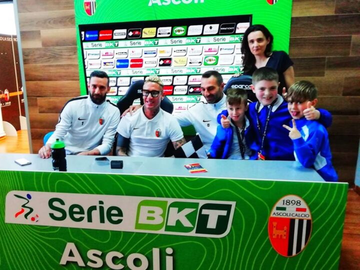 Ascoli Calcio: le domande le fanno i bambini